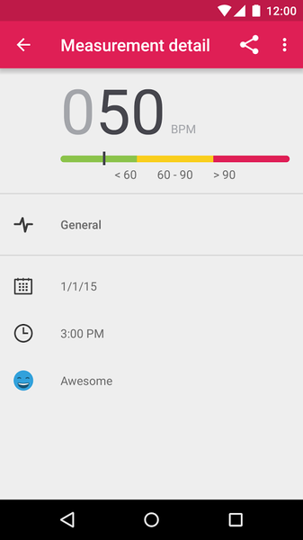 Runtastic Heart Rate - عکس برنامه موبایلی اندروید