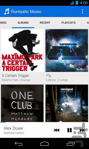 Runtastic Music - Image screenshot of android app