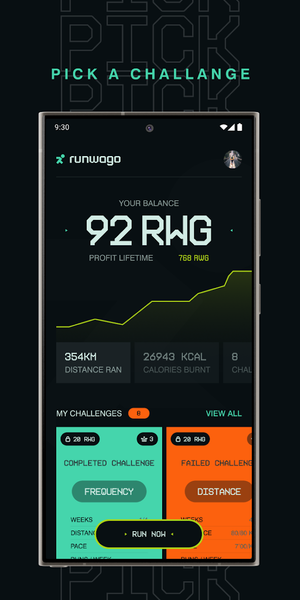 Runwago - عکس برنامه موبایلی اندروید