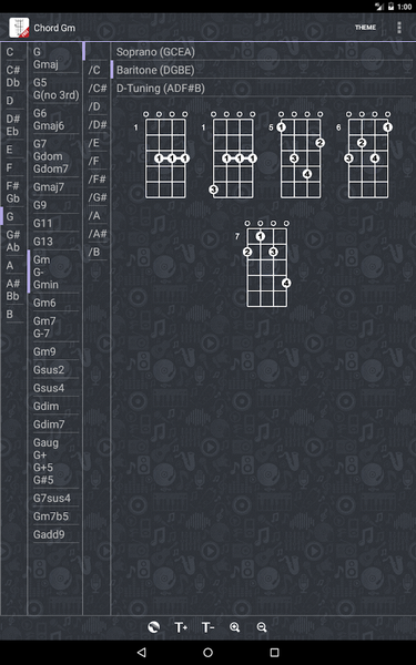 Ukulele Chords Free - عکس برنامه موبایلی اندروید