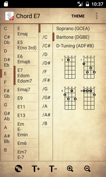 Ukulele Chords Free - عکس برنامه موبایلی اندروید