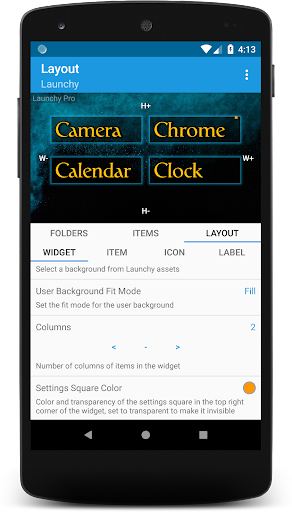 Launchy Widget App Launcher - Image screenshot of android app