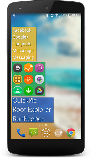 Launchy Widget App Launcher - Image screenshot of android app