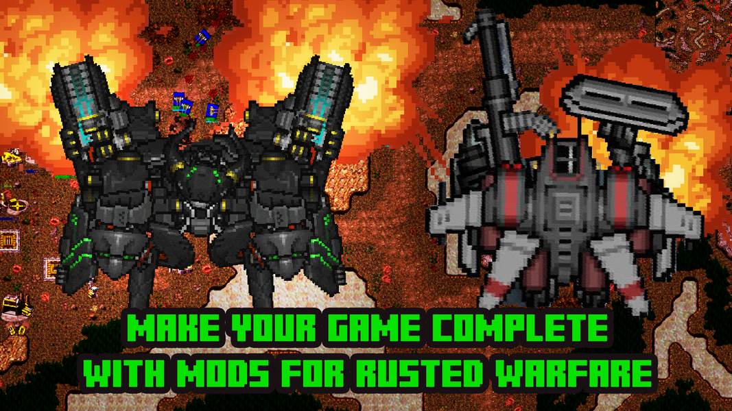 Mods for Rusted Warfare - عکس برنامه موبایلی اندروید