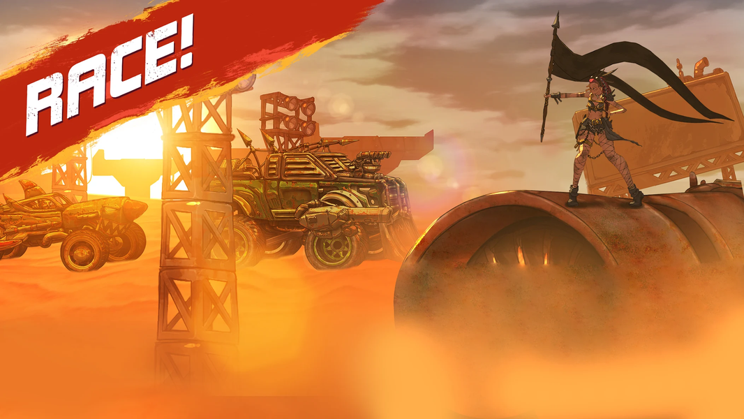 Road Warrior: Nitro Car Battle - Image screenshot of android app