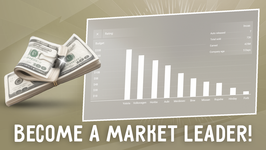 Car Company Tycoon - Gameplay image of android game