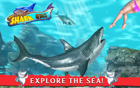 Hungry Shark Attack Game 3D Game for Android - Download