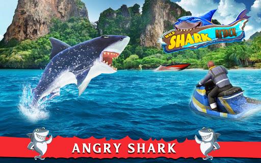 Hungry Shark Attack Game 3D - Gameplay image of android game