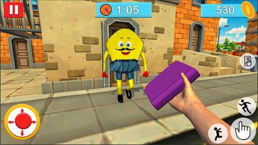 Sponge Family Neighbor 3: Scary Escape 3D Game - Image screenshot of android app