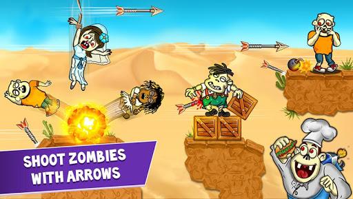 Zombie Shooting: Archery Games - Gameplay image of android game