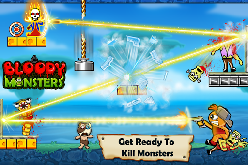 Bloody Monsters: Bouncy Bullet - عکس بازی موبایلی اندروید