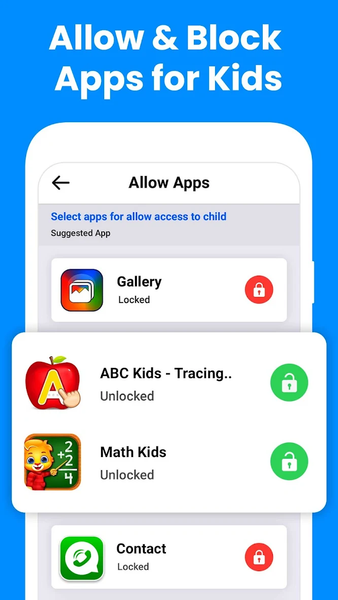 Kids App Lock: Parental Lock - عکس برنامه موبایلی اندروید