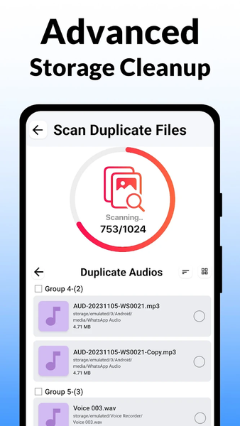Duplicate File Remover - Image screenshot of android app