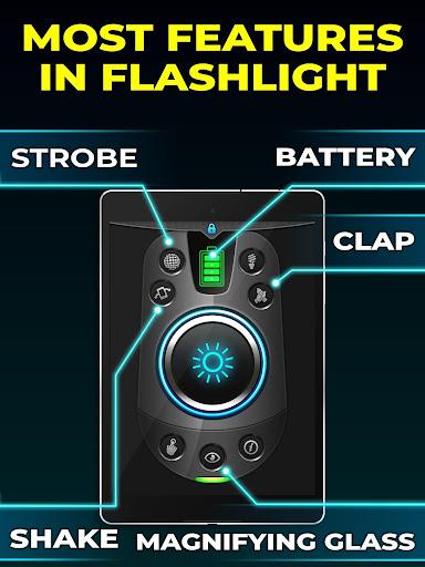 Flashlight - Torch LED Flash Light - عکس برنامه موبایلی اندروید