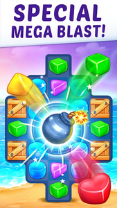 Gummy Paradise: Match 3 Games - Gameplay image of android game