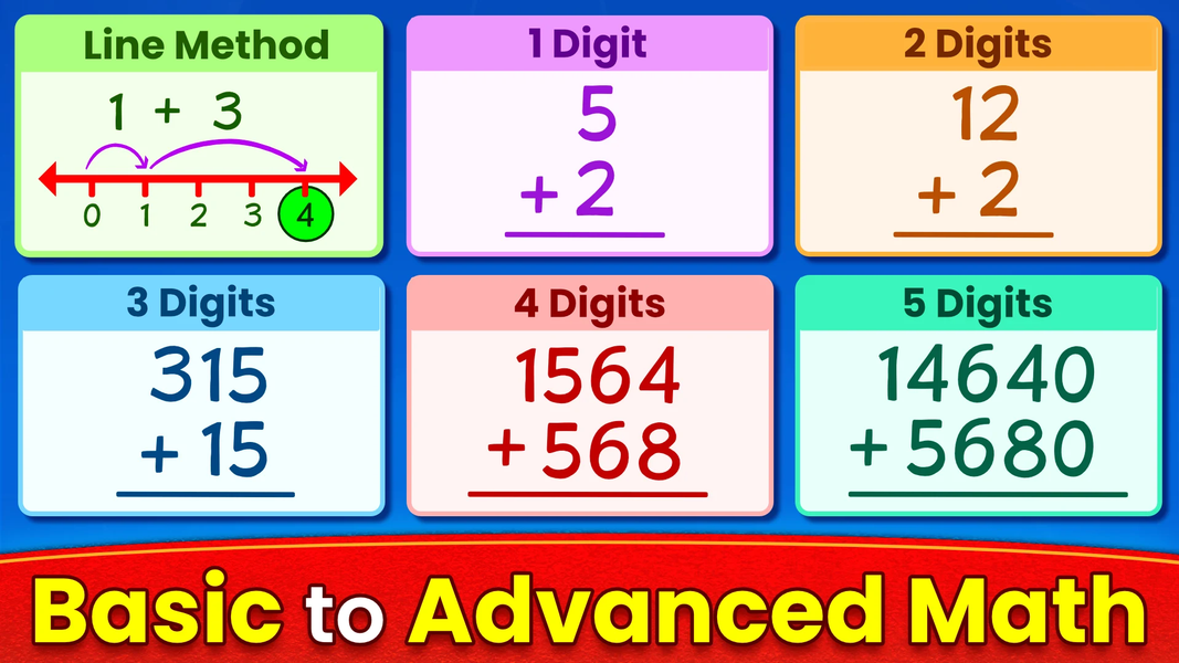 Math Games: Math for Kids - عکس برنامه موبایلی اندروید