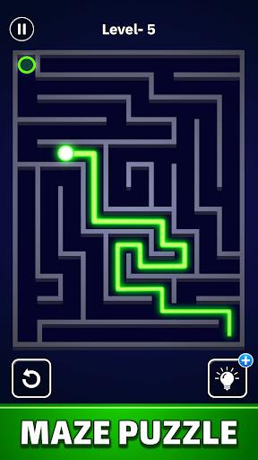 Maze Games: Labyrinth Puzzles - Gameplay image of android game