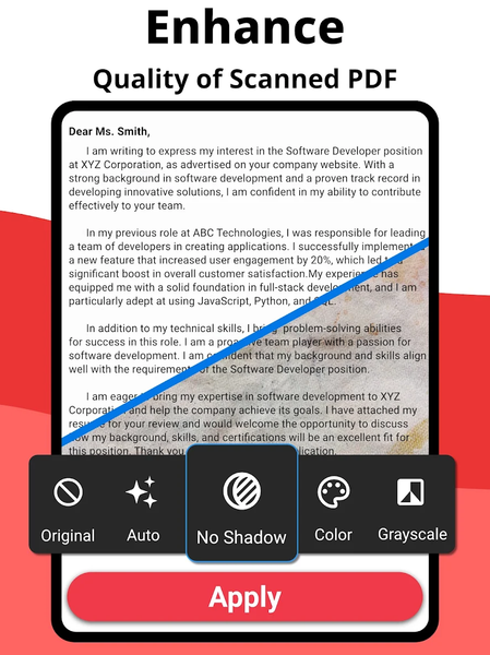 PDF Scanner and PDF Reader - Image screenshot of android app