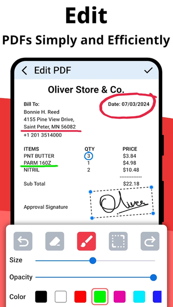 PDF Scanner and PDF Reader - Image screenshot of android app