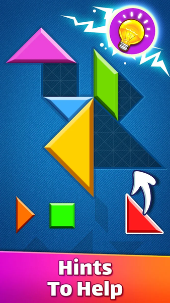 Tangram Puzzle: Polygrams Game - Gameplay image of android game