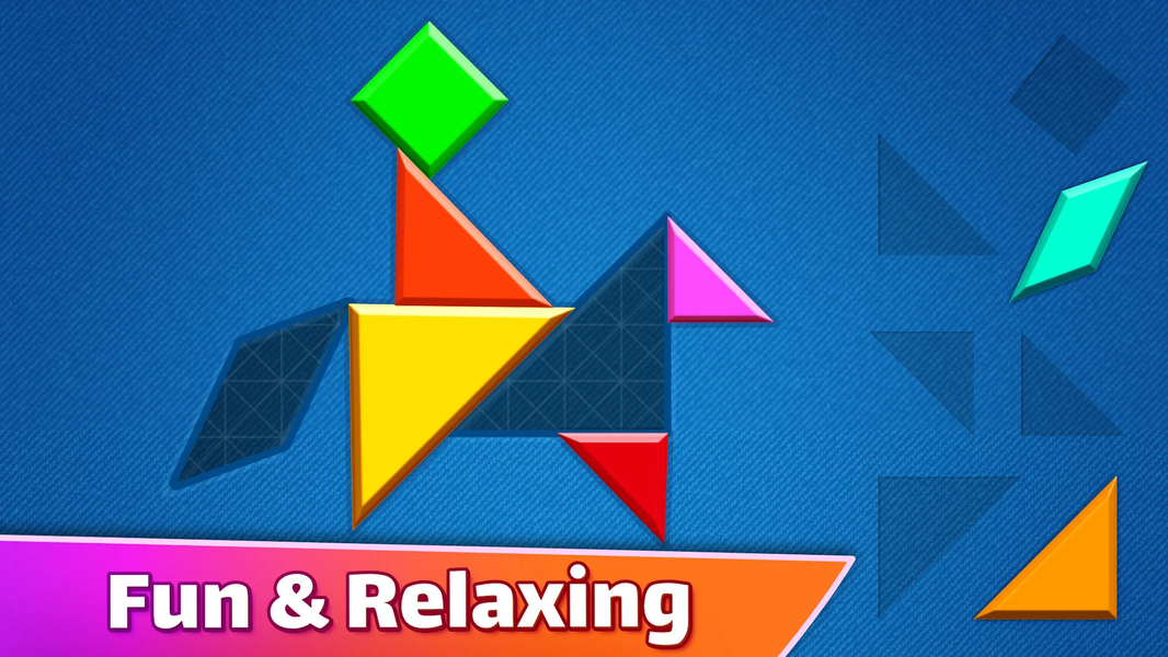 Tangram Puzzle: Polygrams Game - Gameplay image of android game
