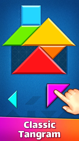Tangram Puzzle: Polygrams Game - Gameplay image of android game