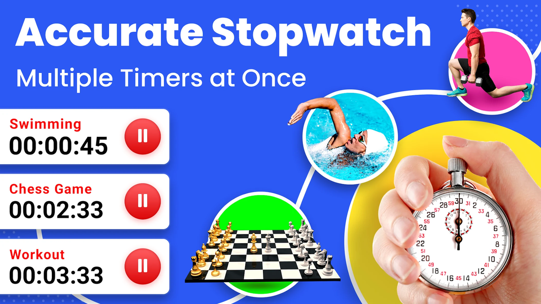 Stopwatch and Timer - Image screenshot of android app