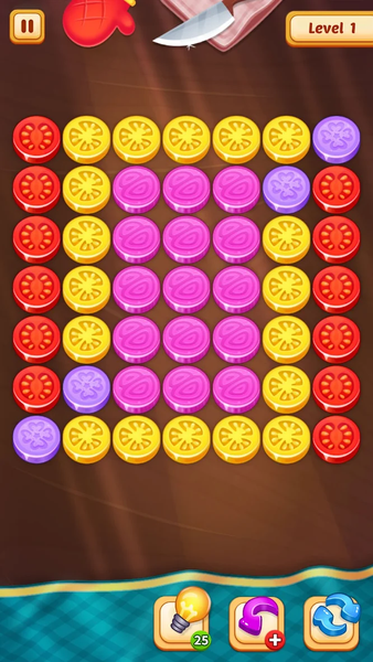 Veggies Cut: Logic Puzzle Game - عکس برنامه موبایلی اندروید