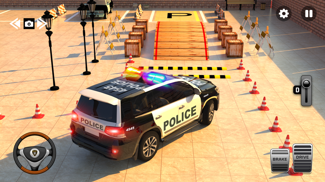 Police Prado Car Parking Games - Gameplay image of android game