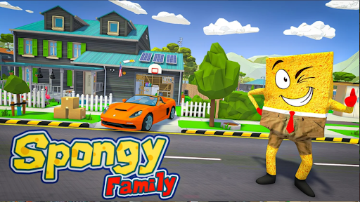Sponge Family Neighbor Game 2021 - Gameplay image of android game