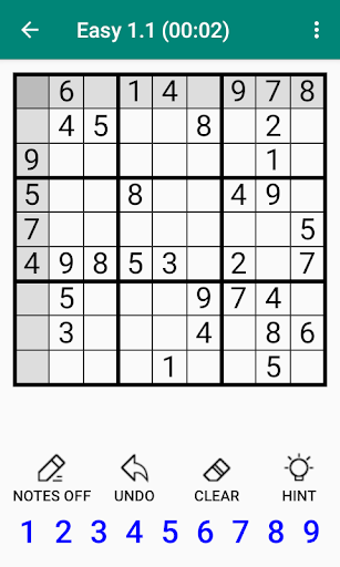 Sudoku - عکس بازی موبایلی اندروید