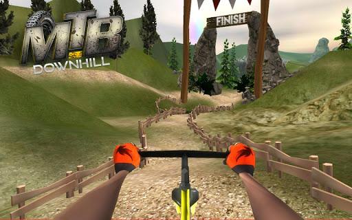 VR - MTB Downhill bicycle racing : VR Bicycling - عکس بازی موبایلی اندروید
