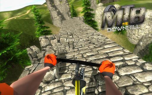 VR - MTB Downhill bicycle racing : VR Bicycling - عکس بازی موبایلی اندروید