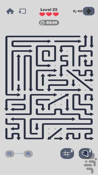 فرار از هزارتو با فلش - عکس بازی موبایلی اندروید