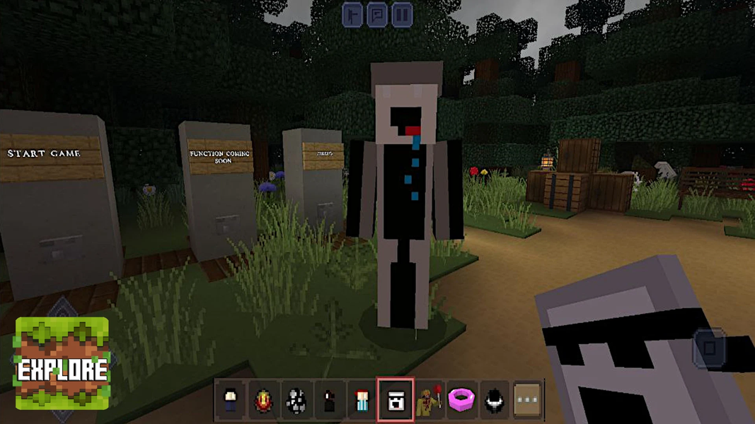 Pixel Craft: Explore & Build - Gameplay image of android game