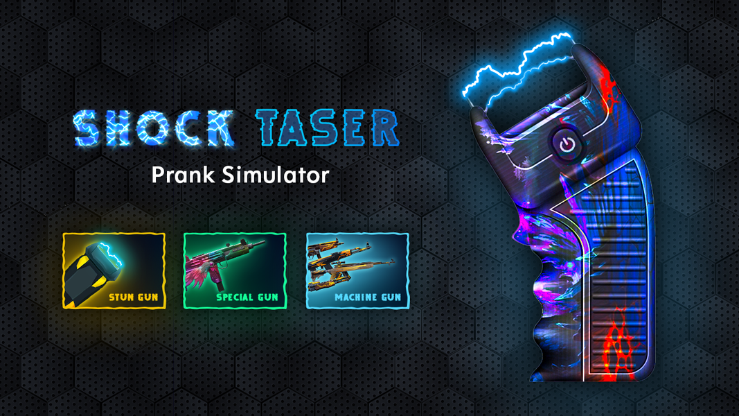Shock Taser Prank Simulator - Gameplay image of android game
