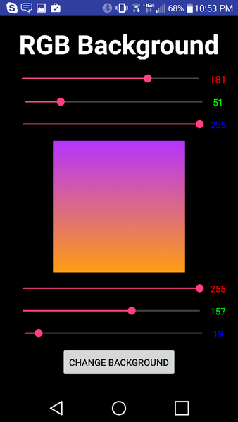 RGB Gradient Wallpaper - عکس برنامه موبایلی اندروید