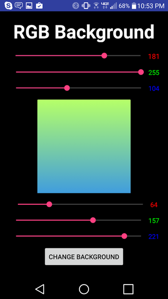 RGB Gradient Wallpaper - عکس برنامه موبایلی اندروید