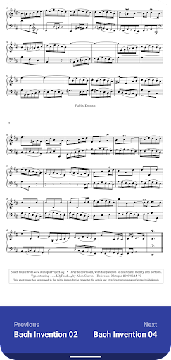 Sheet Music - عکس برنامه موبایلی اندروید