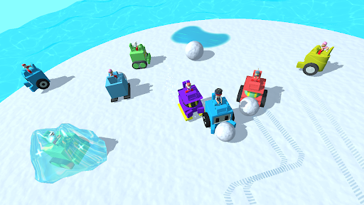 Paw Ryder Snowball Patrol 3D Battle - Gameplay image of android game