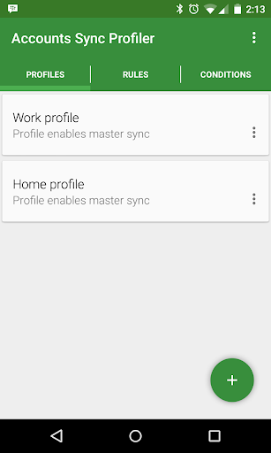 Accounts Sync Profiler - عکس برنامه موبایلی اندروید