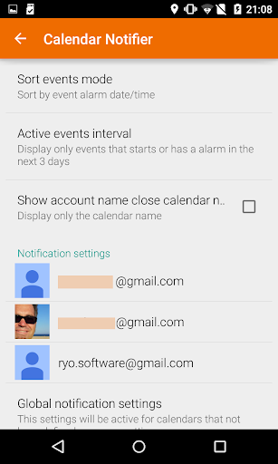 Events Notifier for Calendar - عکس برنامه موبایلی اندروید