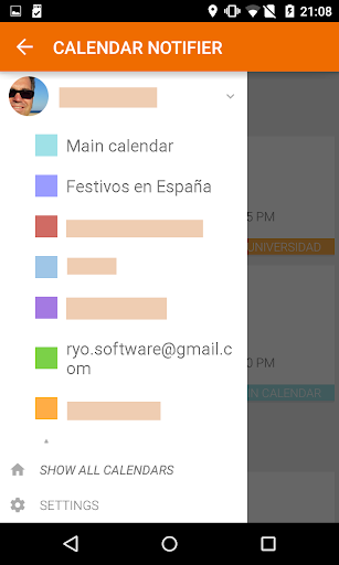 Events Notifier for Calendar - عکس برنامه موبایلی اندروید