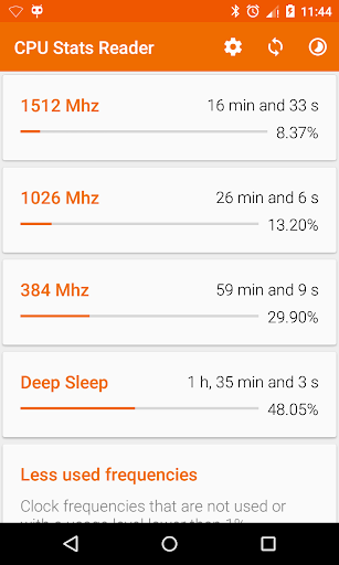 CPU Stats Reader - عکس برنامه موبایلی اندروید