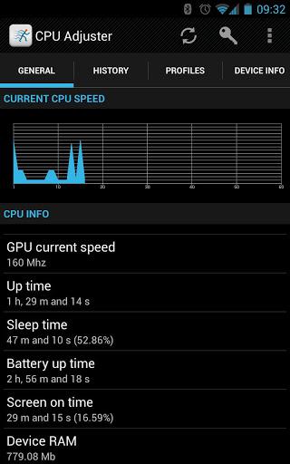 CPU Adjuster - Image screenshot of android app
