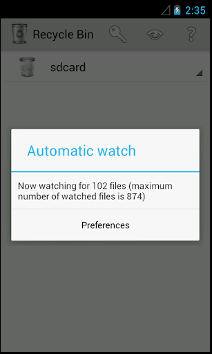 Recycle Bin - عکس برنامه موبایلی اندروید
