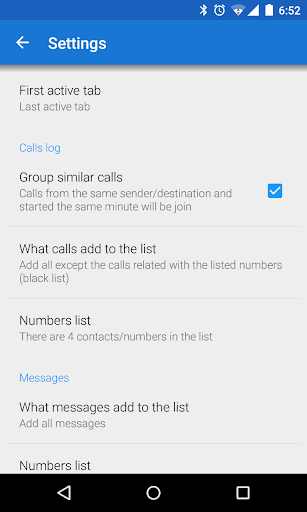 Telephony Backup (Calls & SMS) - عکس برنامه موبایلی اندروید