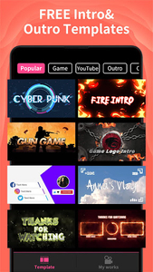 Intro Maker – ساخت اینترو با گوشی - عکس برنامه موبایلی اندروید