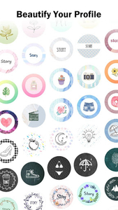 Instagram Stickers Story Highlights Cover Planner Icons 