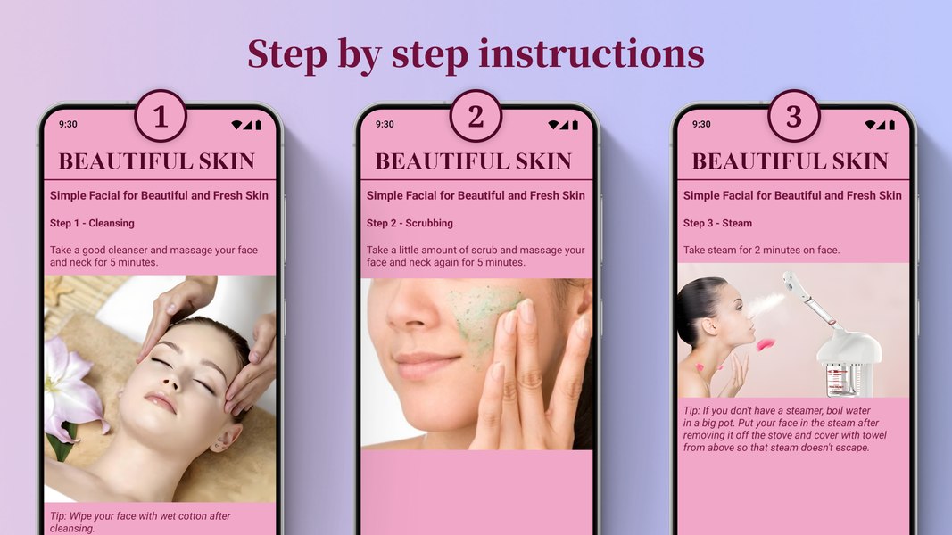 Facial for Fresh Skin - Image screenshot of android app